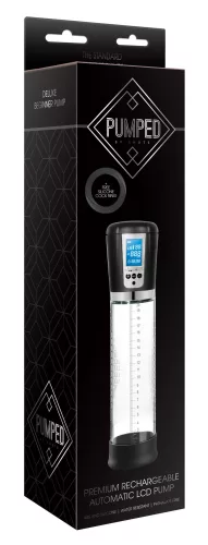 Automatikus péniszpumpa LCD kijelzővel 20 x 6 cm