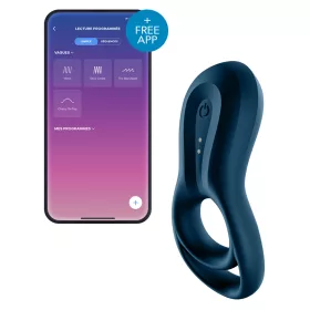 Satisfyer Epic Duo Navy rezgő kakasgyűrű