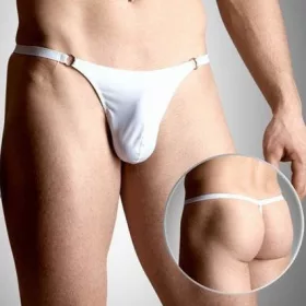 Férfi tanga LACK White