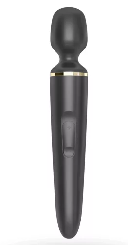 Wand-er Women Massager Black - Fej 78mm