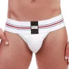 Boris – prémium fehér jockstrap férfiaknak-L