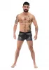 Sexy Boxer IRON CLAD fekete-ezüst-S