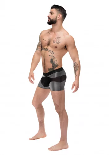Sexy Boxer IRON CLAD fekete-ezüst-S