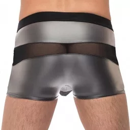Sexy Boxer IRON CLAD fekete-ezüst-XL