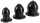 3 darabos mini fat black plugs csomag