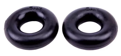 2 puha kakasgyűrű készlet Donnut Black
