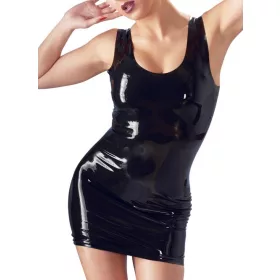 Irina Wetlook Latex Ruha - Fekete-S