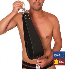 2 bőr lábtartó szett, 2 karabiner - 60 cm - A Piros