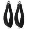 2 bőr lábtartó szett, 2 karabiner - 60 cm - A Piros