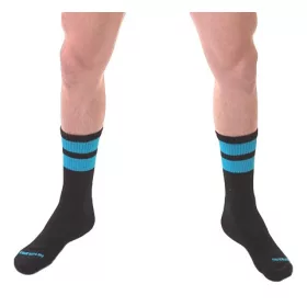 Edzőzoknik, fekete-kék-L/XL