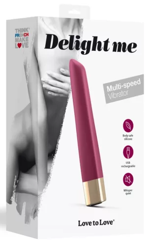Vibro Delight Me 12 x 1,7 cm Plum