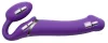 Rezgő dildo STRAP-ON 3 motoros M 16 x 3,5 cm Lila