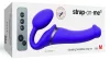 Rezgő dildo STRAP-ON 3 motoros M 16 x 3,5 cm Lila