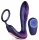 Cockring Plug vibráló fekete lyuk Hueman 11 x 3,3 cm