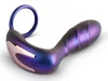 Cockring Plug vibráló fekete lyuk Hueman 11 x 3,3 cm