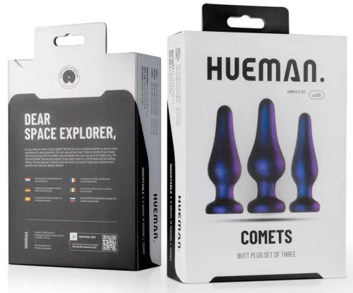 3 Comets Hueman szilikon dugók csomagja