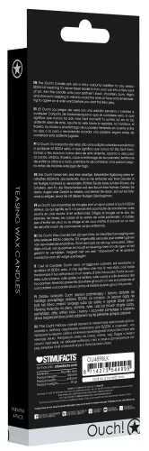 4 SM Teasing Viasz Gyertya Black készlet