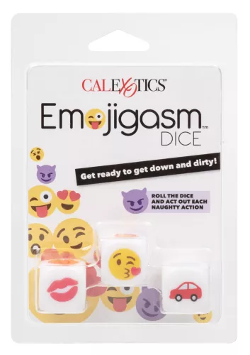 EMOJI GASM dobókockák x3