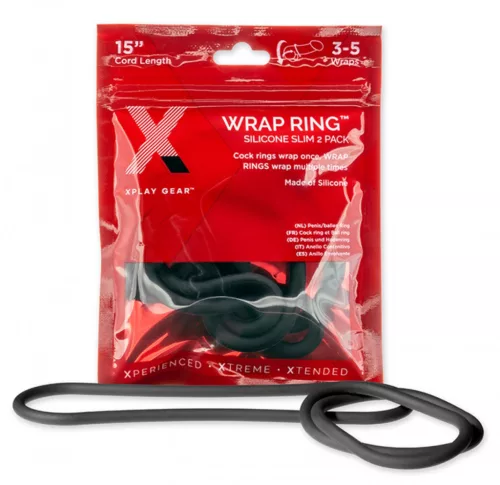 2 darabos Wreap Ring 12,7 cm-es szilikon kakasgyűrű feltekeréséhez