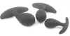 3 mini szilikon prosztatadugó készlet, 11 x 3,5 cm fekete