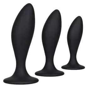 3 szilikon dugós készlet Curve Kit Black