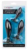 3 szilikon dugós készlet Curve Kit Black