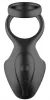 Vibráló Cockring Double Delight Black