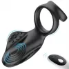 Vibráló Cockring Double Delight Black