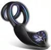 Vibráló Cockring Double Delight Black