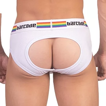 Backless PRIDE White – érzéki, prémium fehér fehérnemű-XL