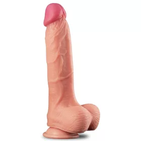 10" Dual Layer Platinum Silicone Cock