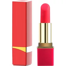 Mini Vibro Lipstick Rock 8,7 x 2,3 cm piros