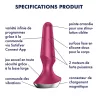 SATISFYER - PLUG ILICIOUS 2 PLUG VIBRÁTOR BERRY