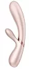 Vibro Rabbit kapcsolt Hot Lover Satisfyer 20 x 3cm ezüst