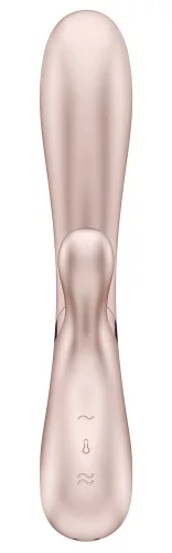 Vibro Rabbit kapcsolt Hot Lover Satisfyer 20 x 3cm ezüst