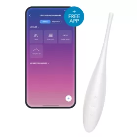 SATISFYER - PÖRGŐ JOY CSIKLÓCSÚCSÚ VIBRÁTOR FEHÉR