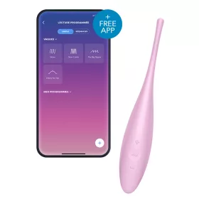   SATISFYER - PÖRGŐ JOY CSIKLÓCSÚCSÚ VIBRÁTOR RÓZSASZÍN