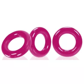 3 Willy Rings rózsaszín farkasgyűrűből álló készlet
