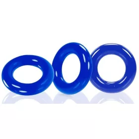 3 Willy Rings kék farkasgyűrűből álló készlet