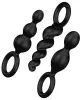 3 darabos szilikon Booty Call Satisfyer csatlakozó készlet, 9,5 x 2,5 cm