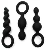 3 darabos szilikon Booty Call Satisfyer csatlakozó készlet, 9,5 x 2,5 cm