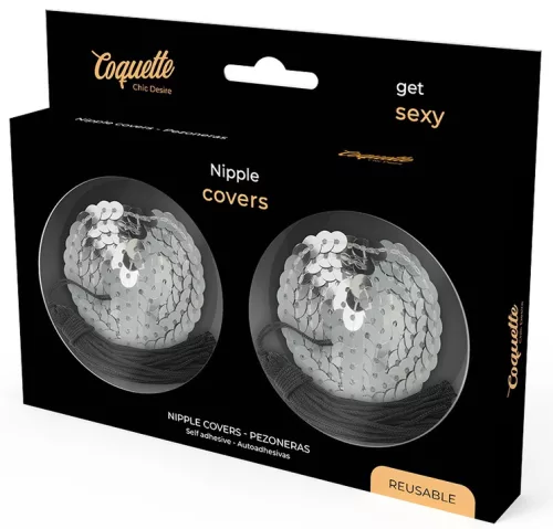 Coquette Chic Desire – ezüst mellbimbó takarók
