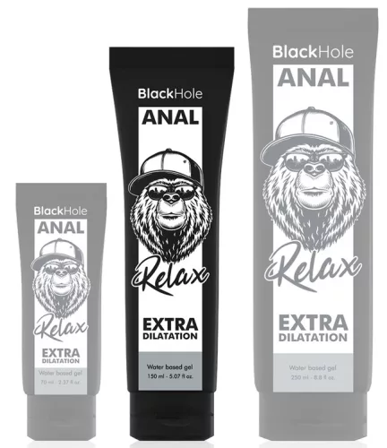 FEKETE LYUK - VÍZBÁZISÚ GÉL ANÁLIS TÁGLÁS 150 ML