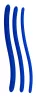 3 kék szilikon húgycsőrúd készlet, 16 cm átmérője 7-12 mm