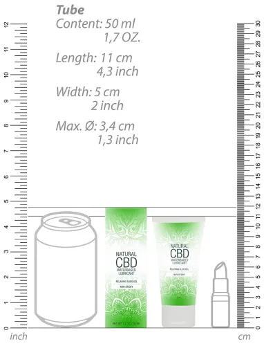 Természetes CBD vízsíkosító 50ml