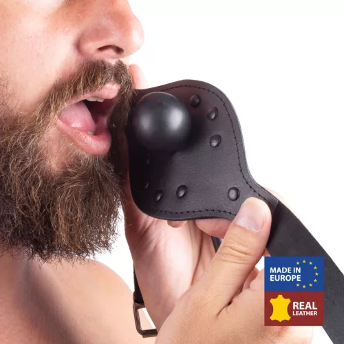 Felfújható bőr gő labdával