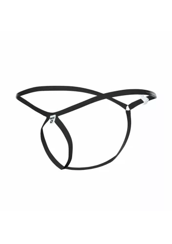 Mini tanga TEAR DROP Black-L/XL