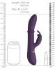 Vibro Rabbit Halo 24,5 x 3,5 cm lila