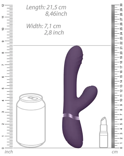 Vibro Rabbit Tani 22 x 3,5 cm lila