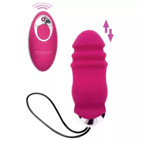   TOYJOY - BOLDOGSÁG NAPS OLDAL FEL-LE VIBRÁTOR TÁVIRÁNYÍTÁSÚ FUKSSIA